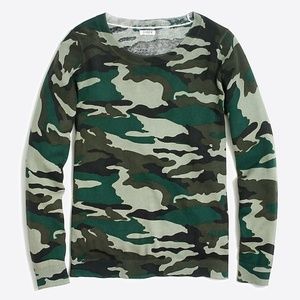JCrew Mercantile camo sweater, size S
